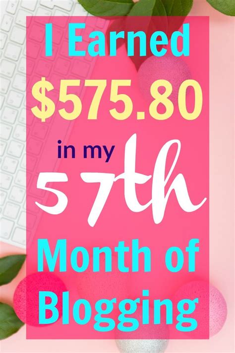 blog income report i earned 575 in my 57th month of blogging blog income blog income report