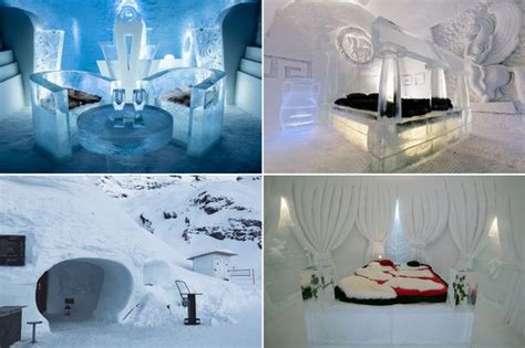 Inside The Worlds Coolest Ice Hotels With Igloo Suites Ice Sculpture