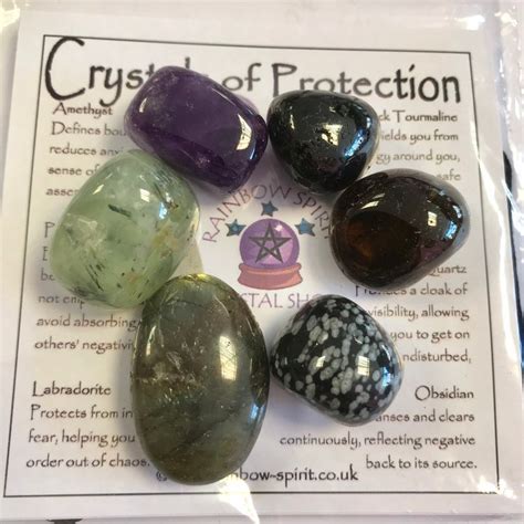 Crystals Of Protection Etsy Uk