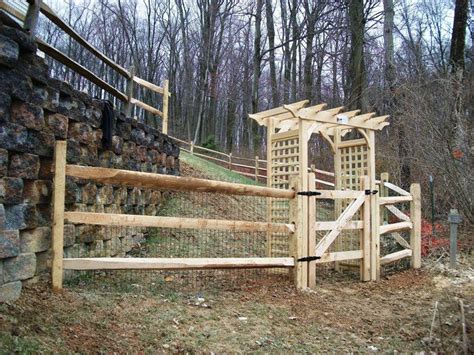 Material and tool list provided to make planning simple. Split Rail Fence Gate - Madison Art Center Design