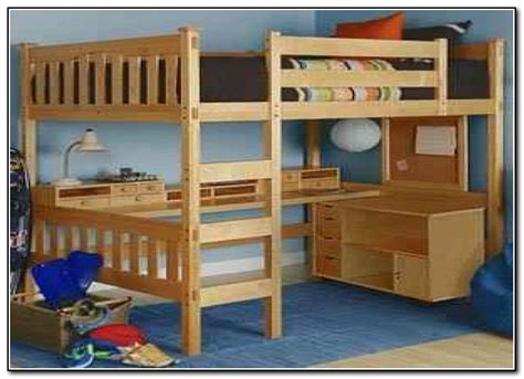 The styles are altered to make it more utilized and compact. Queen Bunk Bed With Desk Underneath - Beds : Home Design ...