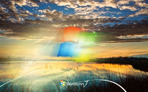Windows 7 Logo Hd Wallpaper Wallpaper Flare