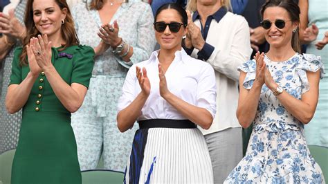 Wimbledons Chicest Pair Duchess Kate And Duchess Meghans Winning