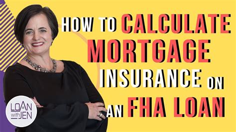 How is mortgage insurance calculated? How To Calculate Mortgage Insurance on an FHA Loan? - YouTube