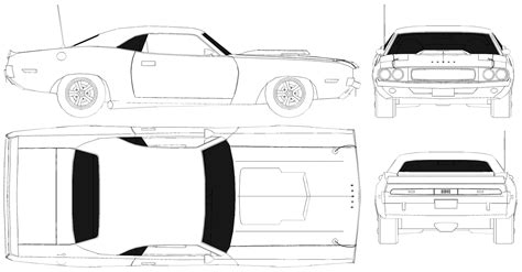 Auto Dodge Charger Bild Bild Zeigt Abbildung Zeichnungen Schematisch Auto