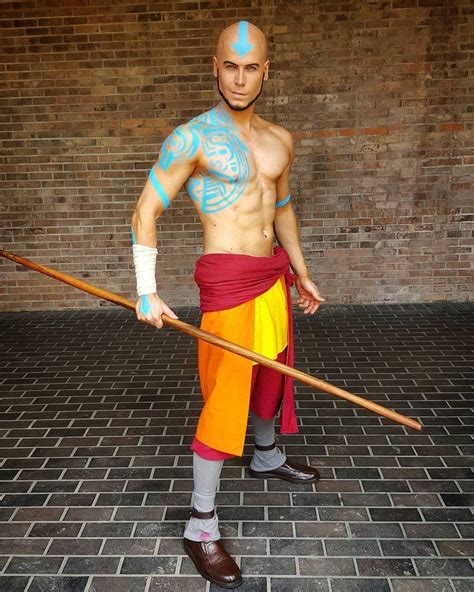 Avatar The Last Airbender Cosplay Aang Costplayto