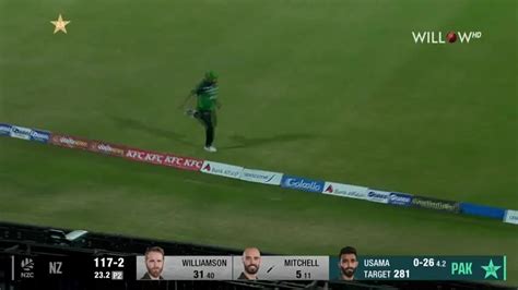 Usama Mir To Daryl Mitchell Runs S Pak Vs Nz Rd Odi Match