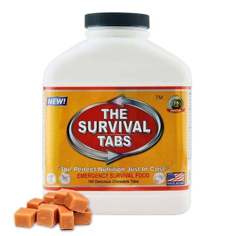 The Survival Tabs Emergency Food Supply Survival Tablets