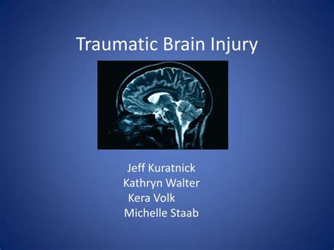 Ppt Traumatic Brain Injury Powerpoint Presentation Free Download