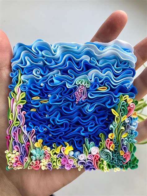 Underwater World Polymer Clay By Liskaflower On Deviantart Polymer