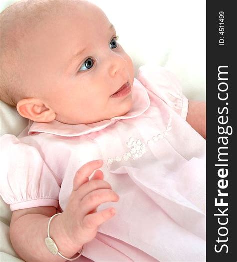 Baby In Pink Dress Free Stock Images And Photos 4511499