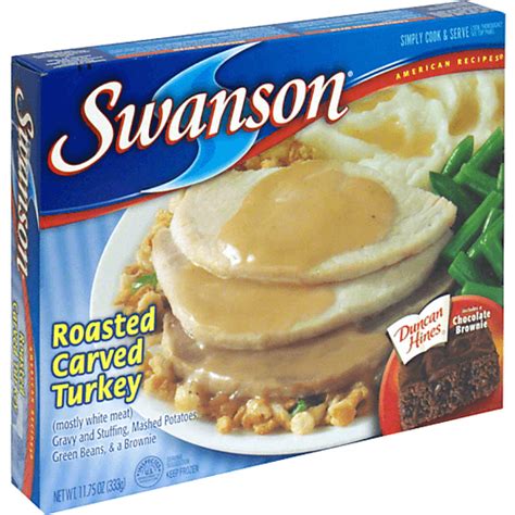 Swanson Turkey Dinner Frozen Foods Sun Fresh