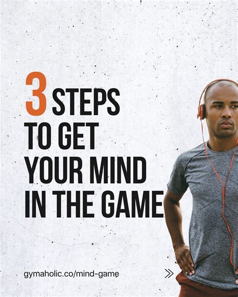 3 Steps To Get Your Mind In The Game Gymaholic Fitness App