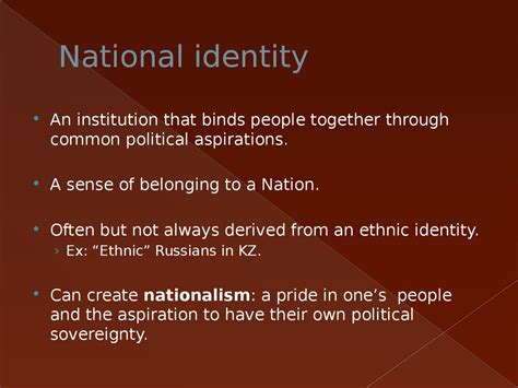 Intro To Comparative Politics Ethnic And National Identities
