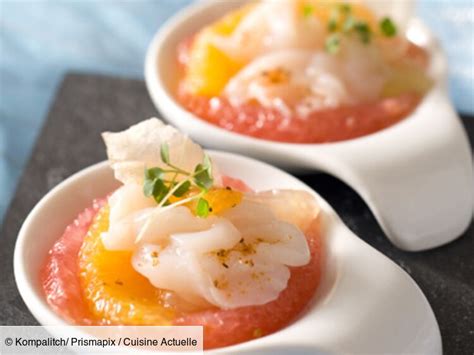 Carpaccio de Saint Jacques aux agrumes rapide découvrez les recettes