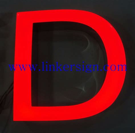 Colorful Epoxy Resin Frontlit Channel Letter High Quality Colorful