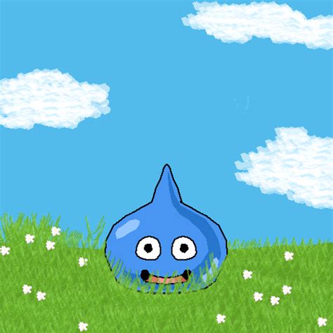 Pixilart Slime From Dragon Quest By Rezok