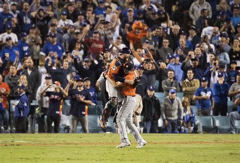 photos astros end dodgers world series run with 5 1 victory in game 7 los angeles times