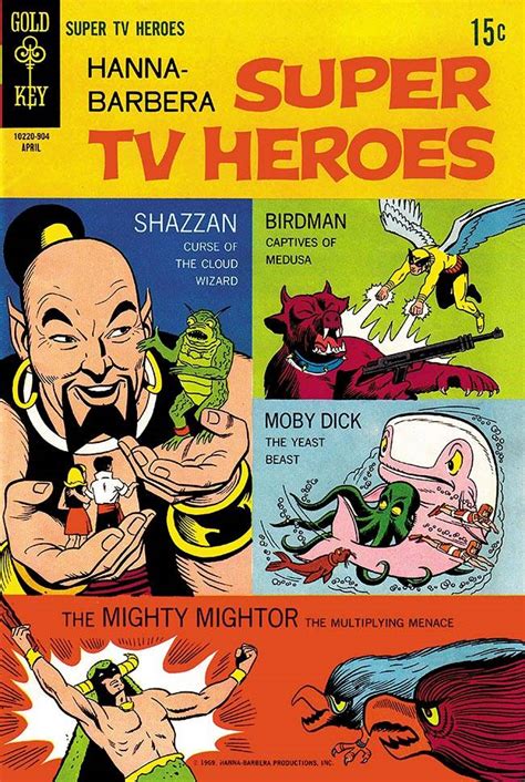 Hanna Barbera Super Tv Heroes 1968 N° 5gold Key Guia Dos Quadrinhos