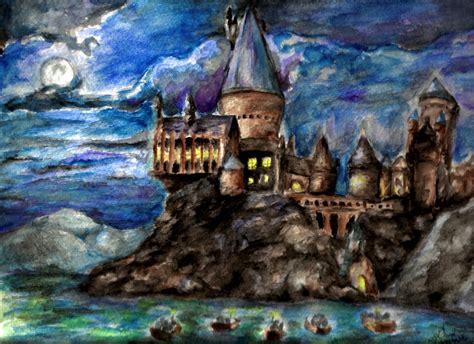 Artstation Hogwarts Castle Arrival Harry Potter