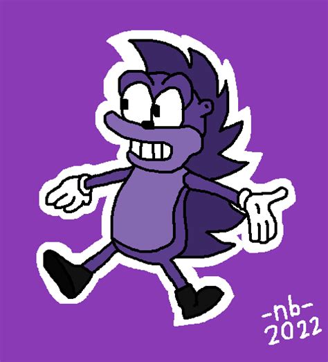 Purple Sonic By Therealneonbunny On Newgrounds