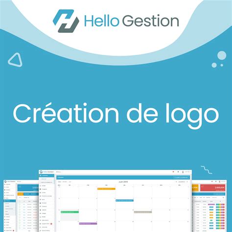 An Image Of A Desktop Computer Screen With The Words Creation De Logo
