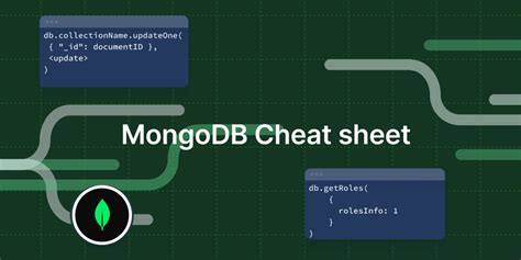 Mongodb Cheat Sheet