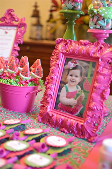1st birthday gift girl, personalized birthday gift for girl, birthday stuffed animal, first birthday gift, birthday keepsake, 1st bday gift. Kara's Party Ideas Watermelon Fruit Summer Girl 1st ...