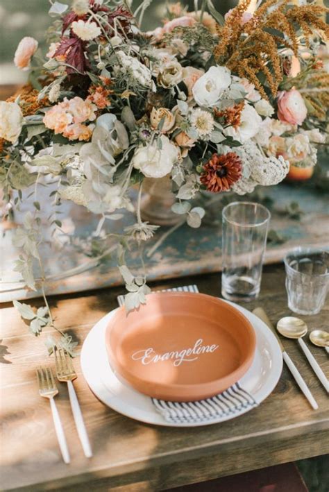 50 Terra Cotta Wedding Ideas You Ll Love Wedding Table Designs