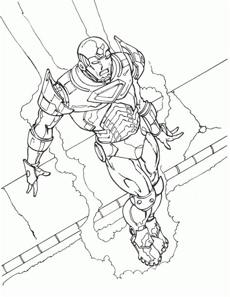 Desenhos Para Imprimir E Colorir Homem De Ferro 23