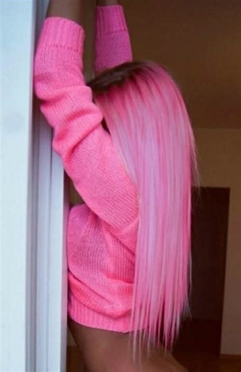 ℒᎧᏤᏋ~ℒᎧᏤᏋ her gorgeous bright pink hair ღ ღ white blonde hair long hair styles hair styles
