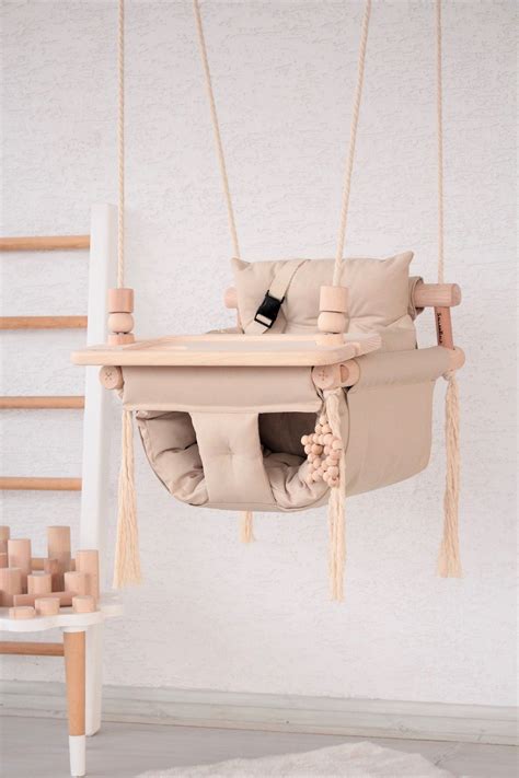 Handmade Wooden Baby Swings Artofit