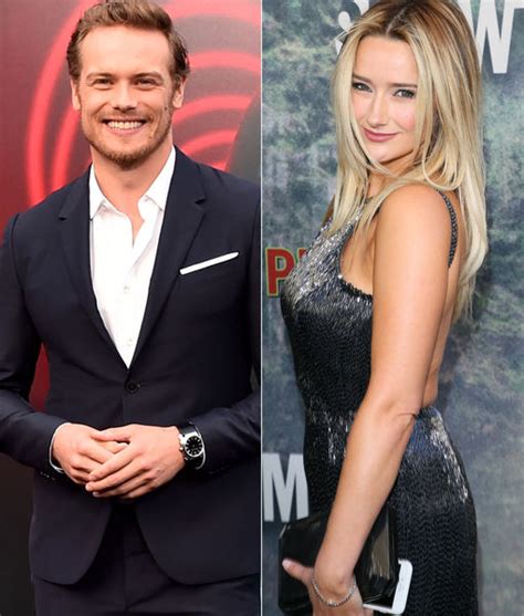 ‘outlander Actor Sam Heughan And ‘twin Peaks Actress Amy Shiels Spark