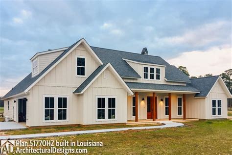 Plan 51770hz Open Concept Farmhouse With Bonus Over Garage Modern