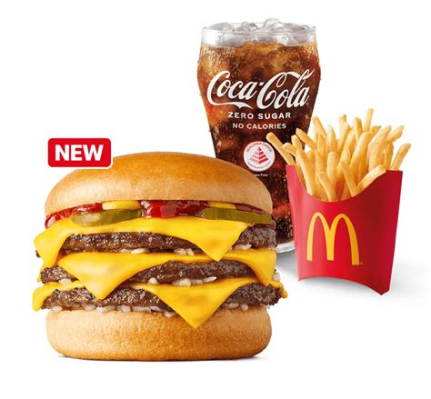 Mcdonalds Has New Triple Cheeseburger And Apple Custard Pie Eatbooksg