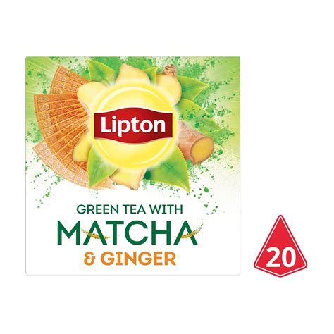 LIPTON Πράσινο Τσάι με Matcha Ginger 20 φακελάκια x1 5gr ΣΚΛΑΒΕΝΙΤΗΣ