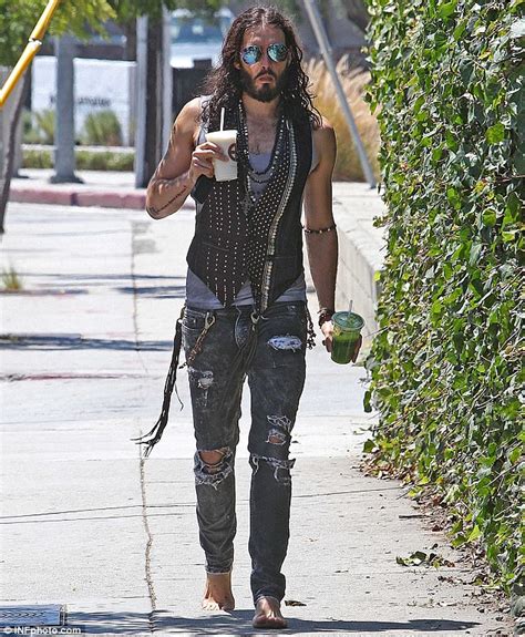 World News Blogspot Russell Brand Perfects His Hippie Homeless Look
