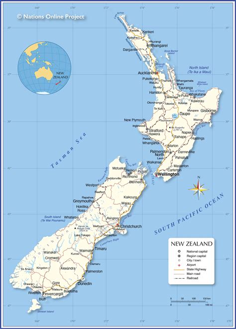 Map Of New Zealand