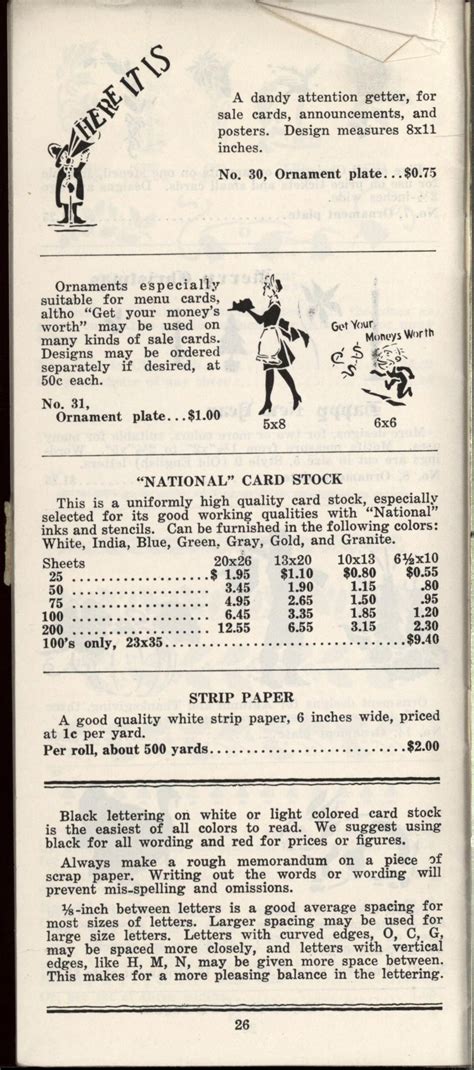 The show changes location each year to allow people from all are. Catalogue of spplies for the national show card writer. 1936 | Card writer, Stanley plane, Cards