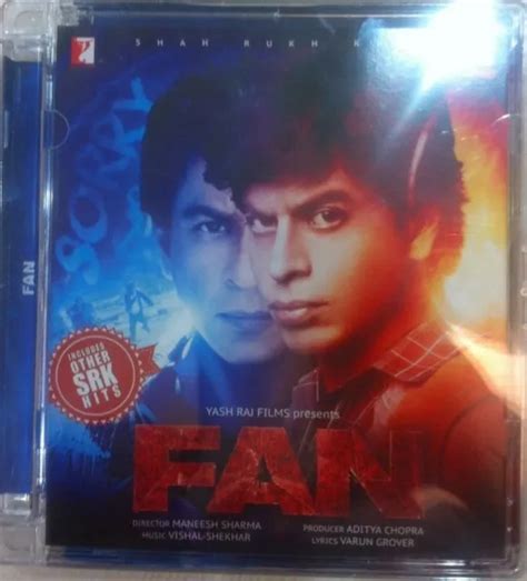 Fan Shah Rukh Khan Bollywood Soundtrack Cd With Srk Hits 1258