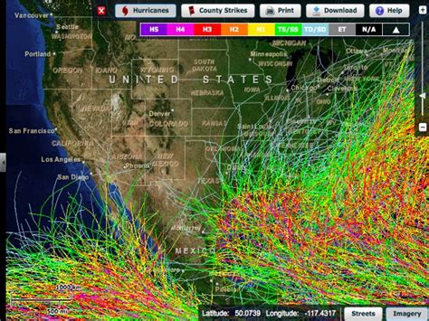 Historical Hurricane Tracks Gis Map Viewer Noaa