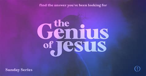 The Genius Of Jesus Part 3 Crossbridge Community Church