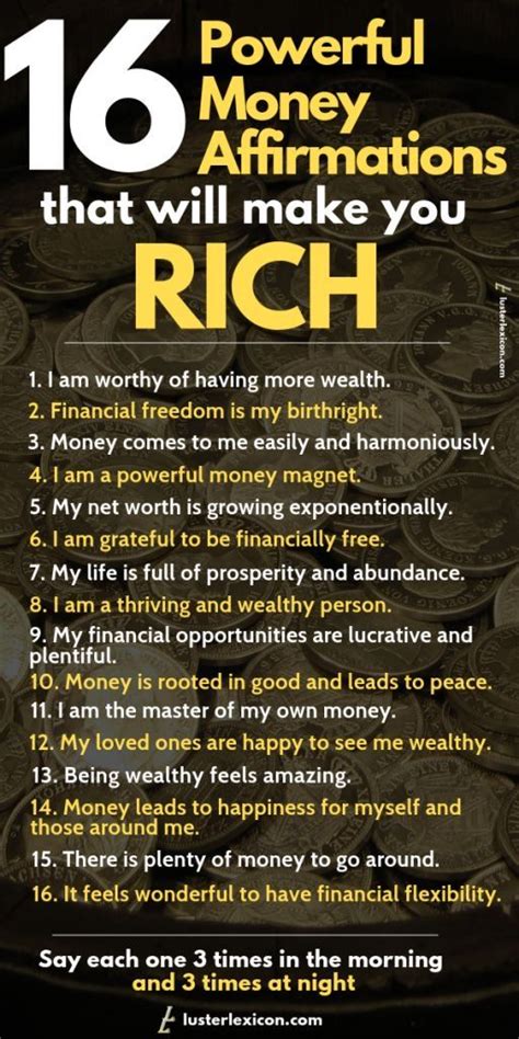 These 16 Powerful Affirmations If Properly Done Would Make You Rich In