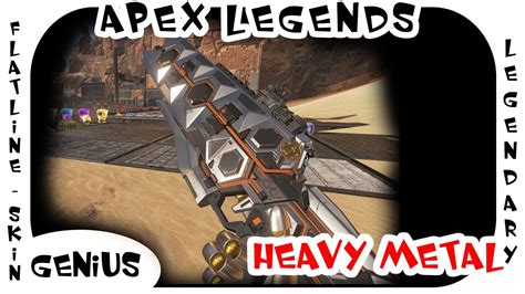 Apex Legends Season 4 Flatline Heavy Metal Legendary Skin Battle