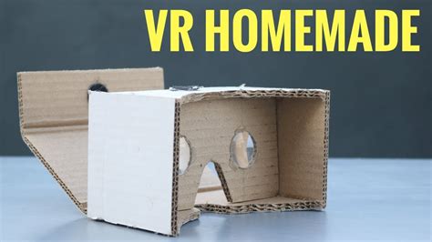 How To Make Vr Headset At Home Vr Cardboard Youtube