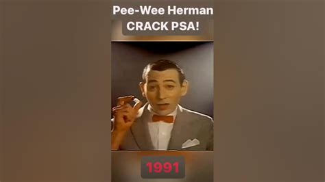 Pee Wee Herman Says Dont Smoke Crack Short Viral Funny Youtube