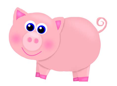 Pink Pig Clip Art Free Vector In Open Office Drawing