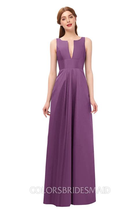 Colsbm Jayla Argyle Purple Bridesmaid Dresses Colorsbridesmaid