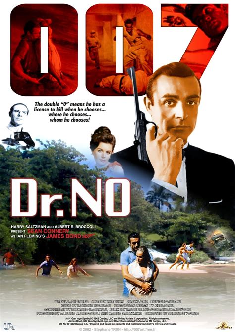 Dr No 1962 Movie Poster Userpopcorncinemashow James Bond Movie