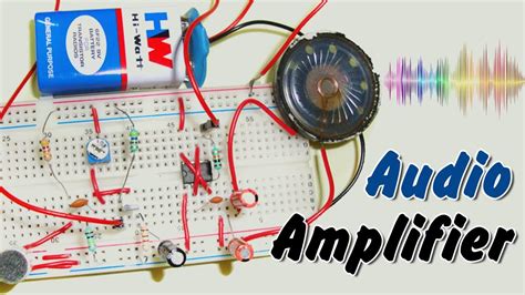 Audio Amplifier Circuit Using 555 Timer Ic Youtube